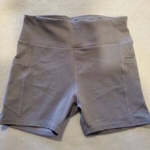 Bike/athletic shorts, smoky lilac color, L